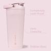 imageHydroJug 24 oz New Stainless Steel Shaker  Insulated Leakproof BPAFree with Silent Mixing Grate  No Clumps No Noise  Premium Shaker for Fitness Sports ampamp Everyday Use Light BluePink Sand