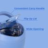 imageHydroJug 24 oz New Stainless Steel Shaker  Insulated Leakproof BPAFree with Silent Mixing Grate  No Clumps No Noise  Premium Shaker for Fitness Sports ampamp Everyday Use Light BlueLight Blue