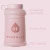 imageHydroJug Half Gallon Water Bottle 73oz  Refillable Reusable Jug With Carry Handle  Leakproof Guarantee  Great For OnTheGo Hydration  Dishwasher Safe BPA Free Black Pro Jug V2Pink Sand