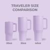 imageHydroJug Kids  20 oz Insulated Kids Water Bottle with Flip Straw ampamp Handle  LeakProof ampamp Durable  Perfect for School Sports Lunch Travel ampamp Camp CowgirlLavender