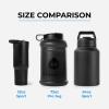 imageHydroJug Sport  Stainless Steel Tumbler with Straw Vacuum Insulated 64oz Leakproof Water Bottle Ergonomic Design Reusable Dishwasher Safe Rubber Base Durable for Gym or Outdoors Pink SandSage