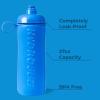 imageHydroJug Squeeze  27oz Water Bottles Sports Water Bottle with Push Cap Quick ampamp Easy Hydration Gym Water Bottles Easy Squeeze Bottle Cobalt