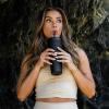 imageHydroJug Stainless Steel Shaker Cup 24oz  Perfect For Protein Shakes PreWorkout Drinks Iced Coffee  Easy Blending Vacuum Insulated Cup Holder Compatible BPA Free  Keeps Temp For Hours