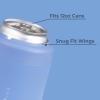 imageHydroJug Standard Can Cooler  2in1 Insulated Can Cooler Cup  Stainless Steel Can Holder with NonSlip Rubber Base  ScrewTop Lid  Dishwasher Safe  12oz CamoLight Blue