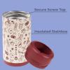 imageHydroJug Standard Can Cooler  2in1 Insulated Can Cooler Cup  Stainless Steel Can Holder with NonSlip Rubber Base  ScrewTop Lid  Dishwasher Safe  12oz CamoPeri