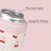 imageHydroJug Standard Can Cooler  2in1 Insulated Can Cooler Cup  Stainless Steel Can Holder with NonSlip Rubber Base  ScrewTop Lid  Dishwasher Safe  12oz CamoSweet Cherry