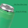imageHydroJug Standard Can Cooler  2in1 Insulated Can Cooler Cup  Stainless Steel Can Holder with NonSlip Rubber Base  ScrewTop Lid  Dishwasher Safe  12oz CamoClover