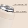 imageHydroJug Standard Can Cooler  2in1 Insulated Can Cooler Cup  Stainless Steel Can Holder with NonSlip Rubber Base  ScrewTop Lid  Dishwasher Safe  12oz CamoCream
