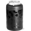 imageHydroJug Standard Can Cooler  2in1 Insulated Can Cooler Cup  Stainless Steel Can Holder with NonSlip Rubber Base  ScrewTop Lid  Dishwasher Safe  12oz CamoBlack Leopard