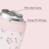 imageHydroJug Standard Can Cooler  2in1 Insulated Can Cooler Cup  Stainless Steel Can Holder with NonSlip Rubber Base  ScrewTop Lid  Dishwasher Safe  12oz CamoWildrose