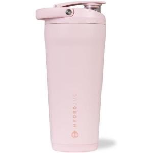 imageHydroJug 24 oz New Stainless Steel Shaker  Insulated Leakproof BPAFree with Silent Mixing Grate  No Clumps No Noise  Premium Shaker for Fitness Sports ampamp Everyday Use Light BluePink Sand