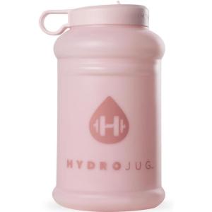 imageHydroJug Half Gallon Water Bottle 73oz  Refillable Reusable Jug With Carry Handle  Leakproof Guarantee  Great For OnTheGo Hydration  Dishwasher Safe BPA Free Black Pro Jug V2Pink Sand