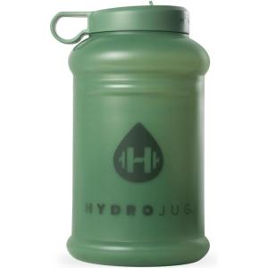 imageHydroJug Half Gallon Water Bottle 73oz  Refillable Reusable Jug With Carry Handle  Leakproof Guarantee  Great For OnTheGo Hydration  Dishwasher Safe BPA Free Black Pro Jug V2Sage