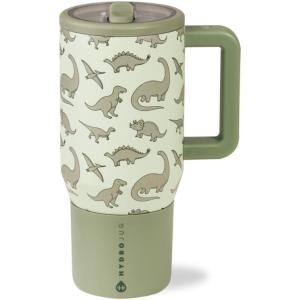 imageHydroJug Kids  20 oz Insulated Kids Water Bottle with Flip Straw ampamp Handle  LeakProof ampamp Durable  Perfect for School Sports Lunch Travel ampamp Camp CowgirlDinosaur