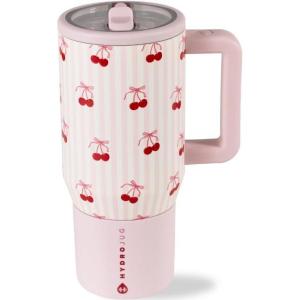 imageHydroJug Kids  20 oz Insulated Kids Water Bottle with Flip Straw ampamp Handle  LeakProof ampamp Durable  Perfect for School Sports Lunch Travel ampamp Camp CowgirlSweet Cherry