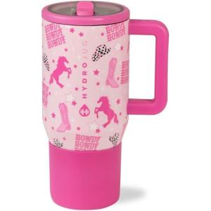 imageHydroJug Kids  20 oz Insulated Kids Water Bottle with Flip Straw ampamp Handle  LeakProof ampamp Durable  Perfect for School Sports Lunch Travel ampamp Camp CowgirlCowgirl