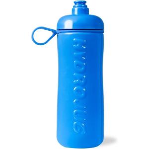 imageHydroJug Squeeze  27oz Water Bottles Sports Water Bottle with Push Cap Quick ampamp Easy Hydration Gym Water Bottles Easy Squeeze Bottle Cobalt
