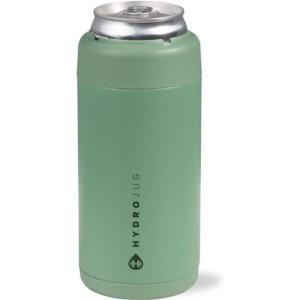 imageHydroJug Standard Can Cooler  2in1 Insulated Can Cooler Cup  Stainless Steel Can Holder with NonSlip Rubber Base  ScrewTop Lid  Dishwasher Safe  12oz CamoSage