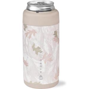 imageHydroJug Standard Can Cooler  2in1 Insulated Can Cooler Cup  Stainless Steel Can Holder with NonSlip Rubber Base  ScrewTop Lid  Dishwasher Safe  12oz CamoCamo