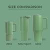 imageHydroJug Sport  Stainless Steel Tumbler with Straw Vacuum Insulated 20oz Leakproof Water Bottle Ergonomic Design Reusable Dishwasher Safe Rubber Base Durable for Gym or Outdoors BlackSage