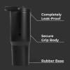 imageHydroJug Sport  Stainless Steel Tumbler with Straw Vacuum Insulated 20oz Leakproof Water Bottle Ergonomic Design Reusable Dishwasher Safe Rubber Base Durable for Gym or Outdoors BlackBlack