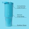 imageHydroJug Sport  Stainless Steel Tumbler with Straw Vacuum Insulated 20oz Leakproof Water Bottle Ergonomic Design Reusable Dishwasher Safe Rubber Base Durable for Gym or Outdoors BlackWave