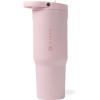 imageHydroJug Sport  Stainless Steel Tumbler with Straw Vacuum Insulated 20oz Leakproof Water Bottle Ergonomic Design Reusable Dishwasher Safe Rubber Base Durable for Gym or Outdoors BlackPink Sand