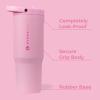 imageHydroJug Sport  Stainless Steel Tumbler with Straw Vacuum Insulated 20oz Leakproof Water Bottle Ergonomic Design Reusable Dishwasher Safe Rubber Base Durable for Gym or Outdoors BlackBlush