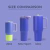 imageHydroJug Sport  Stainless Steel Tumbler with Straw Vacuum Insulated 20oz Leakproof Water Bottle Ergonomic Design Reusable Dishwasher Safe Rubber Base Durable for Gym or Outdoors BlackLime Rickey