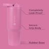 imageHydroJug Sport  Stainless Steel Tumbler with Straw Vacuum Insulated 20oz Leakproof Water Bottle Ergonomic Design Reusable Dishwasher Safe Rubber Base Durable for Gym or Outdoors BlackTaffy