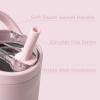 imageHydroJug Sport  Stainless Steel Tumbler with Straw Vacuum Insulated 20oz Leakproof Water Bottle Ergonomic Design Reusable Dishwasher Safe Rubber Base Durable for Gym or Outdoors BlackPink Sand