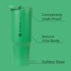 imageHydroJug Sport  Stainless Steel Tumbler with Straw Vacuum Insulated 20oz Leakproof Water Bottle Ergonomic Design Reusable Dishwasher Safe Rubber Base Durable for Gym or Outdoors BlackClover