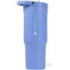 imageHydroJug Sport  Stainless Steel Tumbler with Straw Vacuum Insulated 20oz Leakproof Water Bottle Ergonomic Design Reusable Dishwasher Safe Rubber Base Durable for Gym or Outdoors BlackLight Blue