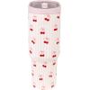 imageHydroJug Sport  Stainless Steel Tumbler with Straw Vacuum Insulated 32oz Leakproof Water Bottle Ergonomic Design Reusable Dishwasher Safe Rubber Base Durable for Gym or Outdoors BlackSweet Cherry
