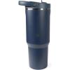 imageHydroJug Sport  Stainless Steel Tumbler with Straw Vacuum Insulated 32oz Leakproof Water Bottle Ergonomic Design Reusable Dishwasher Safe Rubber Base Durable for Gym or Outdoors BlackMidnight