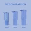 imageHydroJug Sport  Stainless Steel Tumbler with Straw Vacuum Insulated 32oz Leakproof Water Bottle Ergonomic Design Reusable Dishwasher Safe Rubber Base Durable for Gym or Outdoors BlackLight Blue