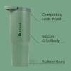 imageHydroJug Sport  Stainless Steel Tumbler with Straw Vacuum Insulated 32oz Leakproof Water Bottle Ergonomic Design Reusable Dishwasher Safe Rubber Base Durable for Gym or Outdoors BlackSage