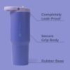 imageHydroJug Sport  Stainless Steel Tumbler with Straw Vacuum Insulated 32oz Leakproof Water Bottle Ergonomic Design Reusable Dishwasher Safe Rubber Base Durable for Gym or Outdoors BlackLime Rickey