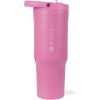 imageHydroJug Sport  Stainless Steel Tumbler with Straw Vacuum Insulated 32oz Leakproof Water Bottle Ergonomic Design Reusable Dishwasher Safe Rubber Base Durable for Gym or Outdoors BlackTaffy