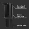 imageHydroJug Sport  Stainless Steel Tumbler with Straw Vacuum Insulated 32oz Leakproof Water Bottle Ergonomic Design Reusable Dishwasher Safe Rubber Base Durable for Gym or Outdoors BlackBlack