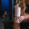imageHydroJug Sport  Stainless Steel Tumbler with Straw Vacuum Insulated 32oz Leakproof Water Bottle Ergonomic Design Reusable Dishwasher Safe Rubber Base Durable for Gym or Outdoors BlackPink Sand