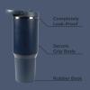 imageHydroJug Sport  Stainless Steel Tumbler with Straw Vacuum Insulated 32oz Leakproof Water Bottle Ergonomic Design Reusable Dishwasher Safe Rubber Base Durable for Gym or Outdoors BlackMidnight