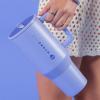 imageHydroJug Traveler  32 oz Water Bottle with Handle ampamp Flip Straw  Fits in Cup Holder Leak Resistant TumblerReusable Insulated Stainless Steel ampamp Rubber Base  Gifts for Women ampamp Men RiptidePeri