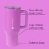 imageHydroJug Traveler  32 oz Water Bottle with Handle ampamp Flip Straw  Fits in Cup Holder Leak Resistant TumblerReusable Insulated Stainless Steel ampamp Rubber Base  Gifts for Women ampamp Men RiptidePulse