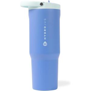 imageHydroJug Sport  Stainless Steel Tumbler with Straw Vacuum Insulated 20oz Leakproof Water Bottle Ergonomic Design Reusable Dishwasher Safe Rubber Base Durable for Gym or Outdoors BlackRiptide