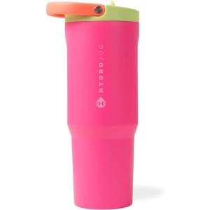 imageHydroJug Sport  Stainless Steel Tumbler with Straw Vacuum Insulated 20oz Leakproof Water Bottle Ergonomic Design Reusable Dishwasher Safe Rubber Base Durable for Gym or Outdoors BlackOrchid