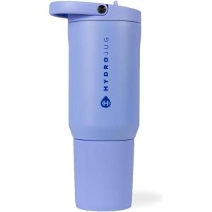 imageHydroJug Sport  Stainless Steel Tumbler with Straw Vacuum Insulated 20oz Leakproof Water Bottle Ergonomic Design Reusable Dishwasher Safe Rubber Base Durable for Gym or Outdoors BlackPeri