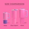 imageHydroJug Sport  Stainless Steel Tumbler with Straw Vacuum Insulated 32oz Leakproof Water Bottle Ergonomic Design Reusable Dishwasher Safe Rubber Base Durable for Gym or Outdoors Alumni RedPink Sugar