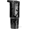 imageHydroJug Sport  Stainless Steel Tumbler with Straw Vacuum Insulated 32oz Leakproof Water Bottle Ergonomic Design Reusable Dishwasher Safe Rubber Base Durable for Gym or Outdoors Alumni RedBlack Leopard