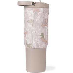 imageHydroJug Sport  Stainless Steel Tumbler with Straw Vacuum Insulated 32oz Leakproof Water Bottle Ergonomic Design Reusable Dishwasher Safe Rubber Base Durable for Gym or Outdoors Alumni RedCamo